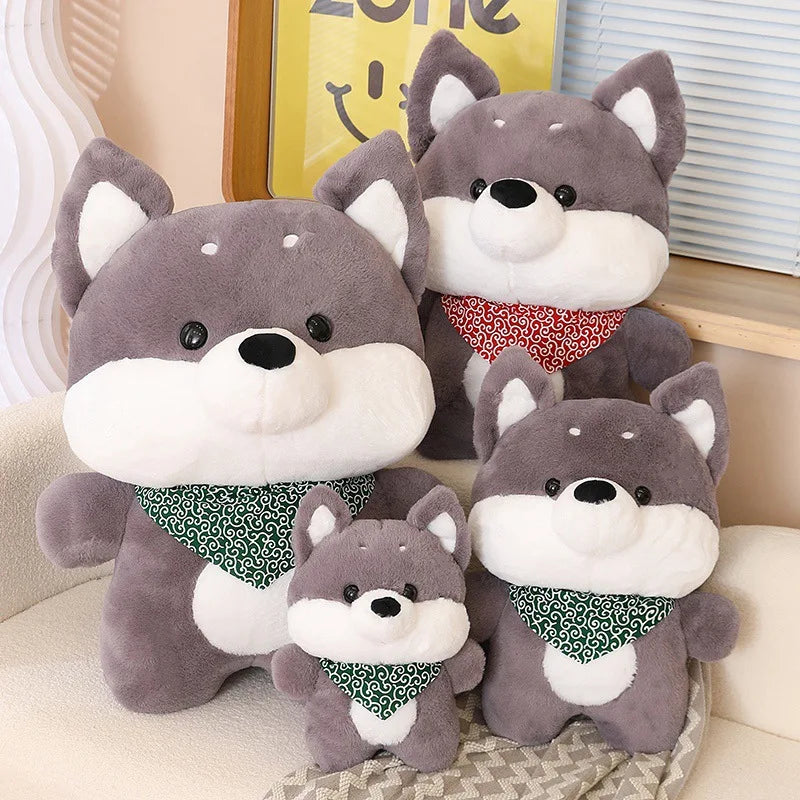 Kawaii Husky Shiba Inu Dog Snuggle Plushie