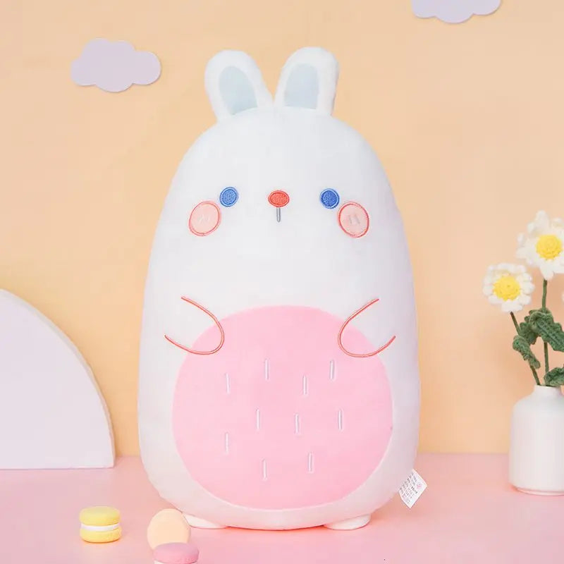 Plump Kawaii Rabbit Cat Fox Snuggle Cushion Plushie