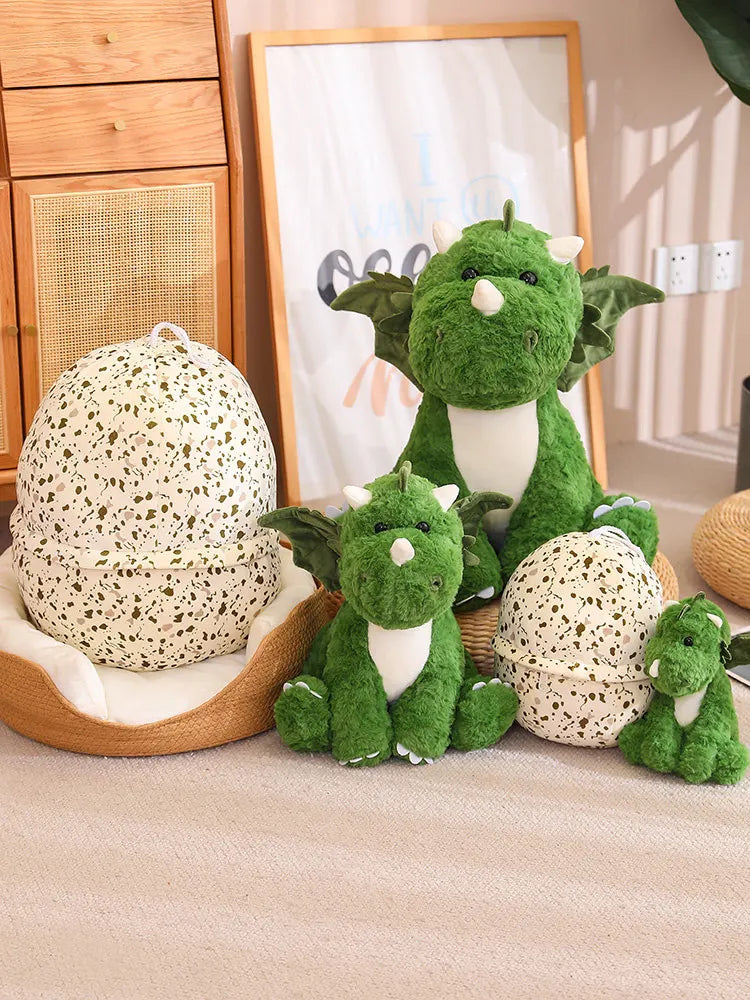 Dino the Kawaii Baby Dragon Egg Hug Plush