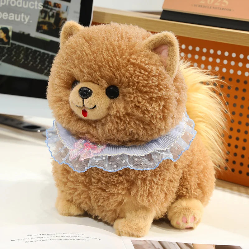 Pompom the Realistic Pomeranian Dog Plush