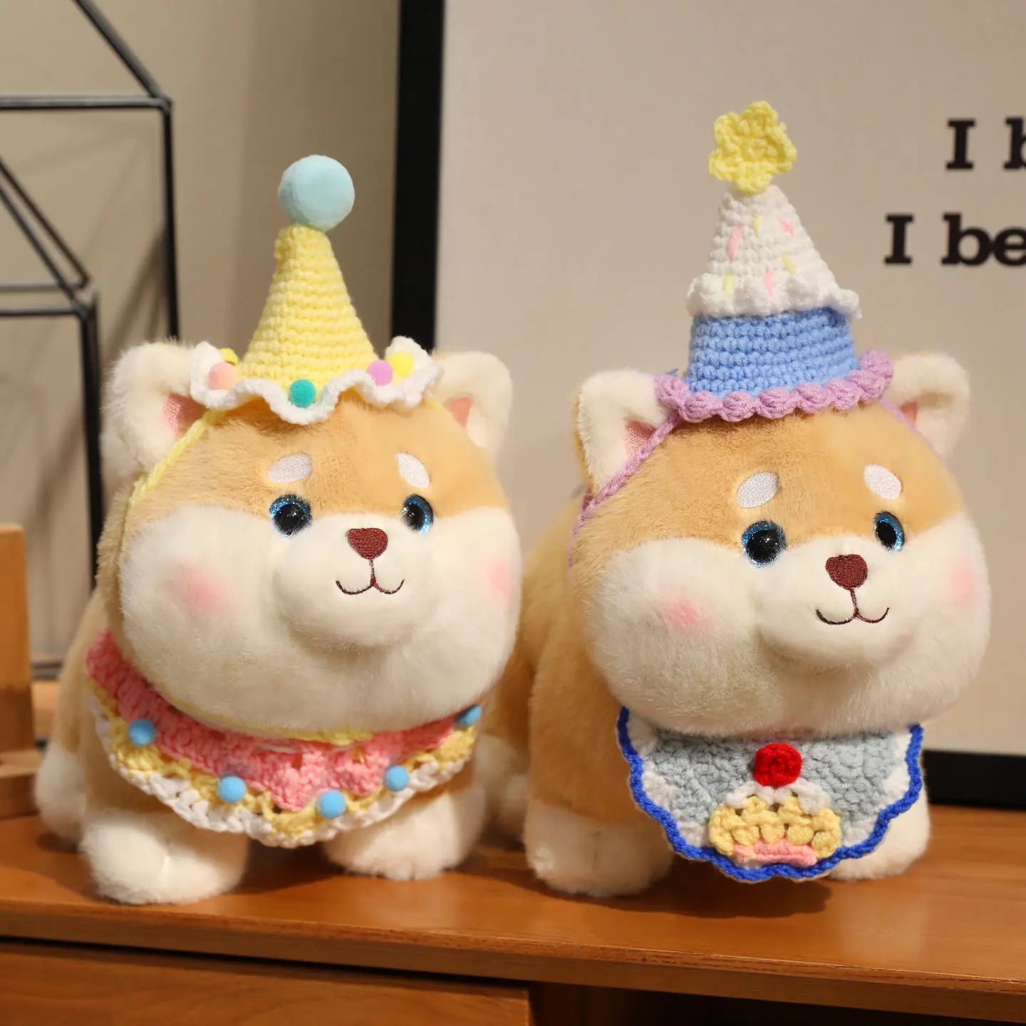 Shiba the Cozy Scarf Kawaii Puppy Snuggle Plushie