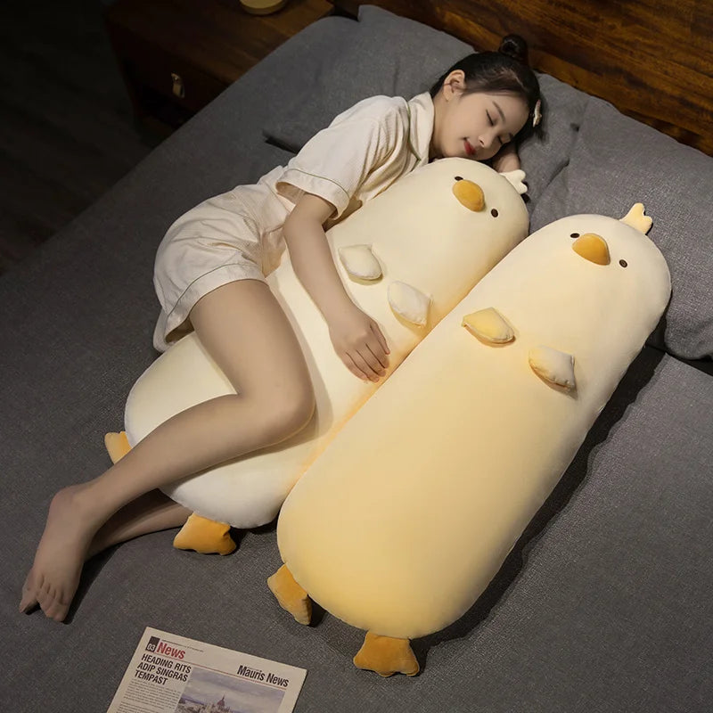 Ducky the Chonky Long Bolster Chick Pillow
