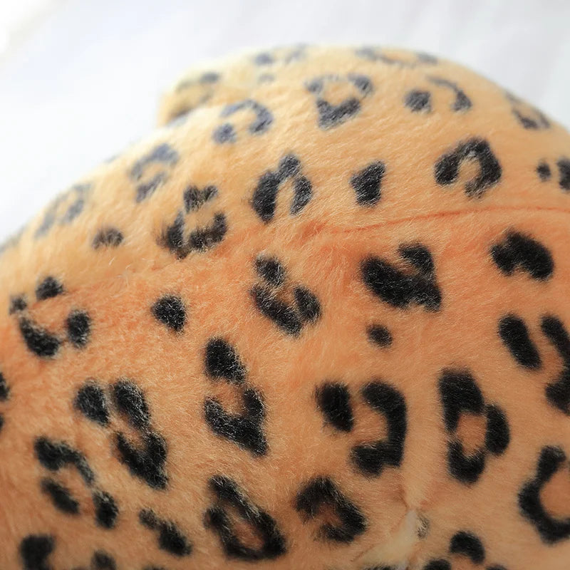 Lifelike Kawaii Snow Leopard Black Leopard Forest Plushie