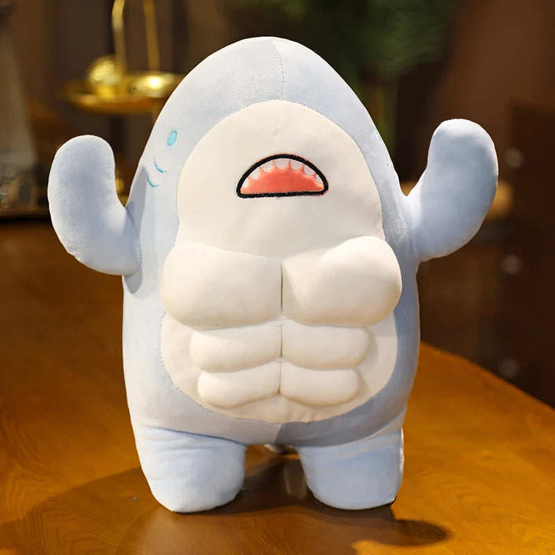 Chompy the Standing Shark Stuffed Plush Pillow