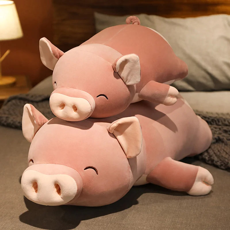 Pudgy Pink Pig Squishy Plush