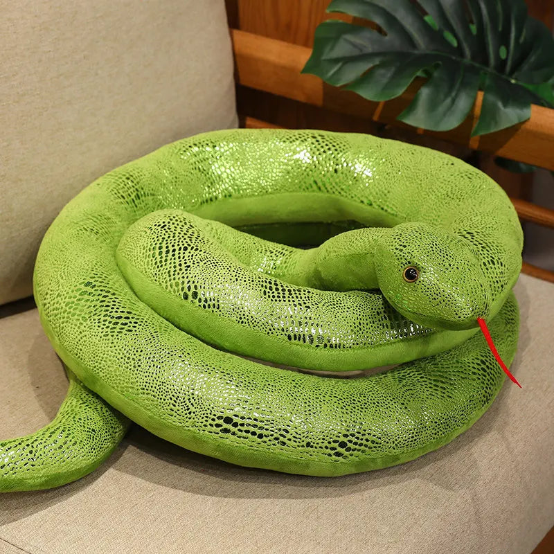 Tricky the Kawaii Giant Long Halloween Snake Snuggle Plushie