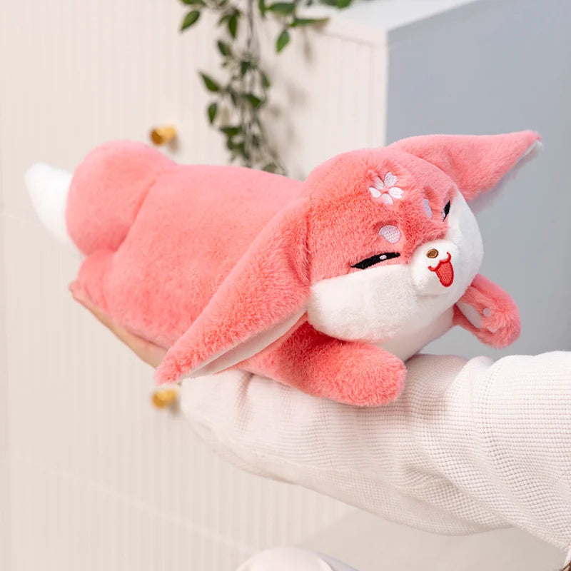 Amber the Kawaii Long Fox Body Snuggle Plush Cushion
