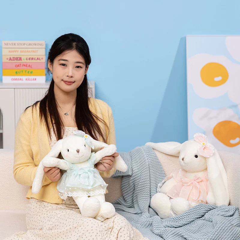 Princess the Kawaii Bunny in Skirt Plush Pillow