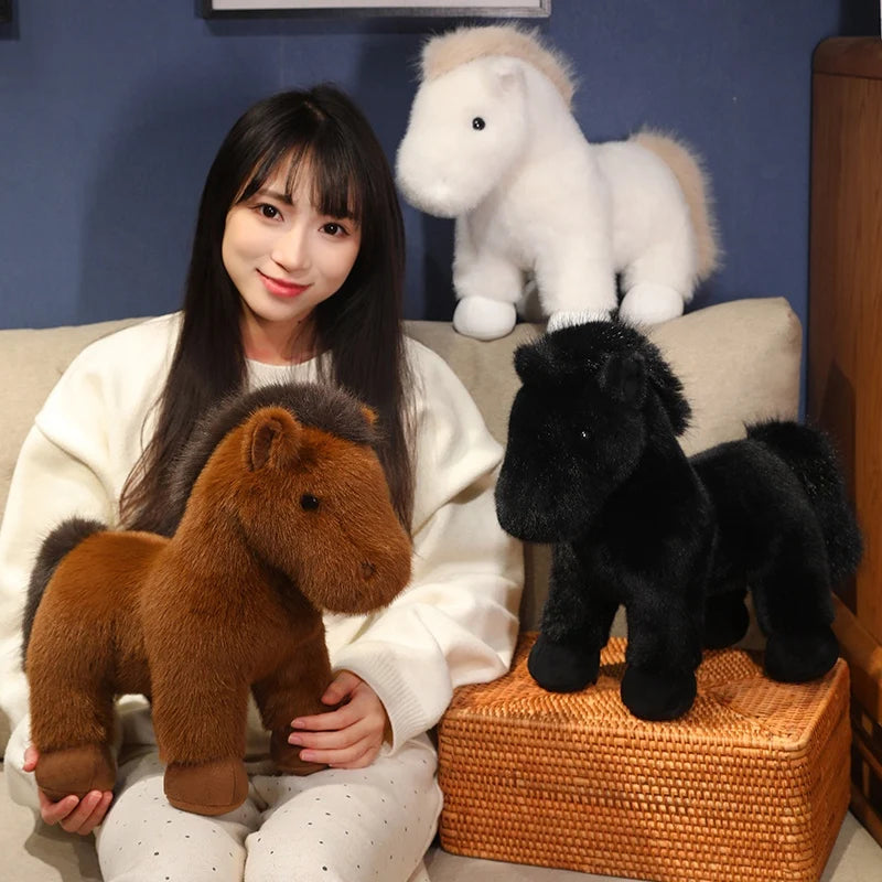 Chestnut the Realistic Lifelike Horse Snuggle Plushie