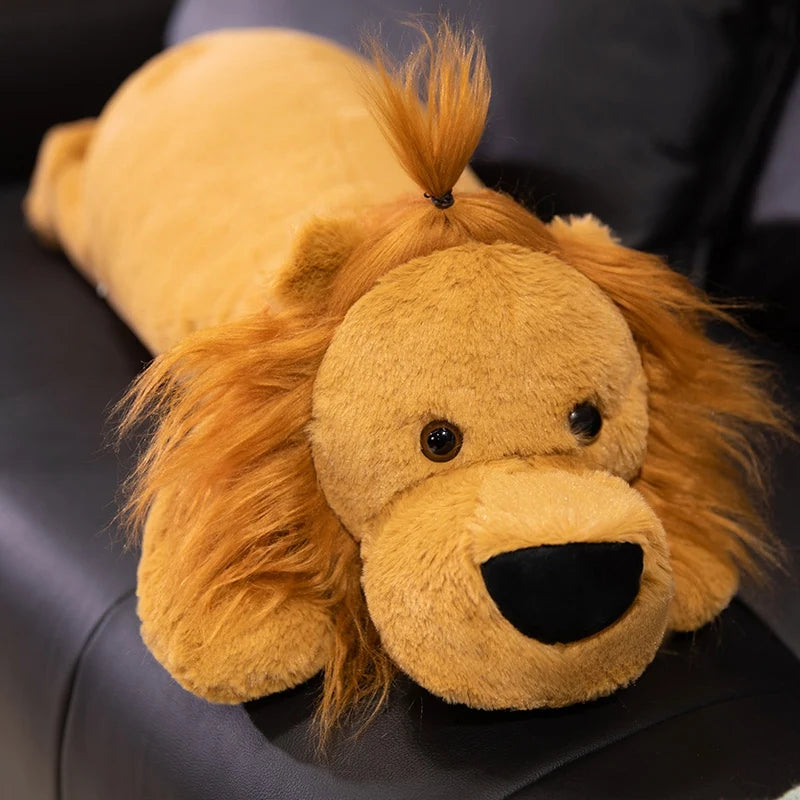 Roary the Sleepy Giant Lion Floor Plush