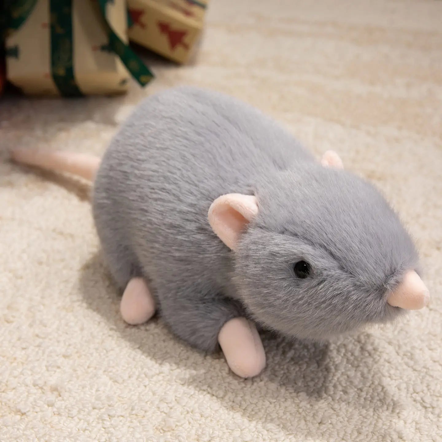 Squeaky the Kawaii Simulated Mouse Rat Plushie