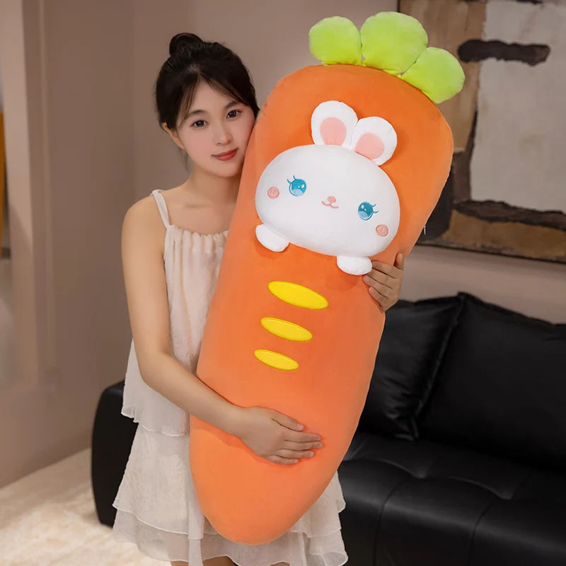 Strawberry Carrot Dreaming Kawaii Bunny Plushie