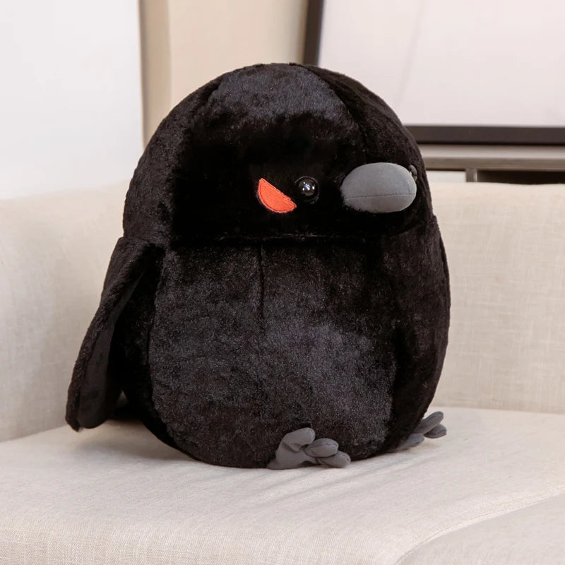 Pippin the Pudgy Round Sparrow Plush Pillow