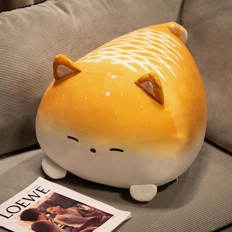 Toasty the Kawaii Bread Cat Snuggle Pillow Plush