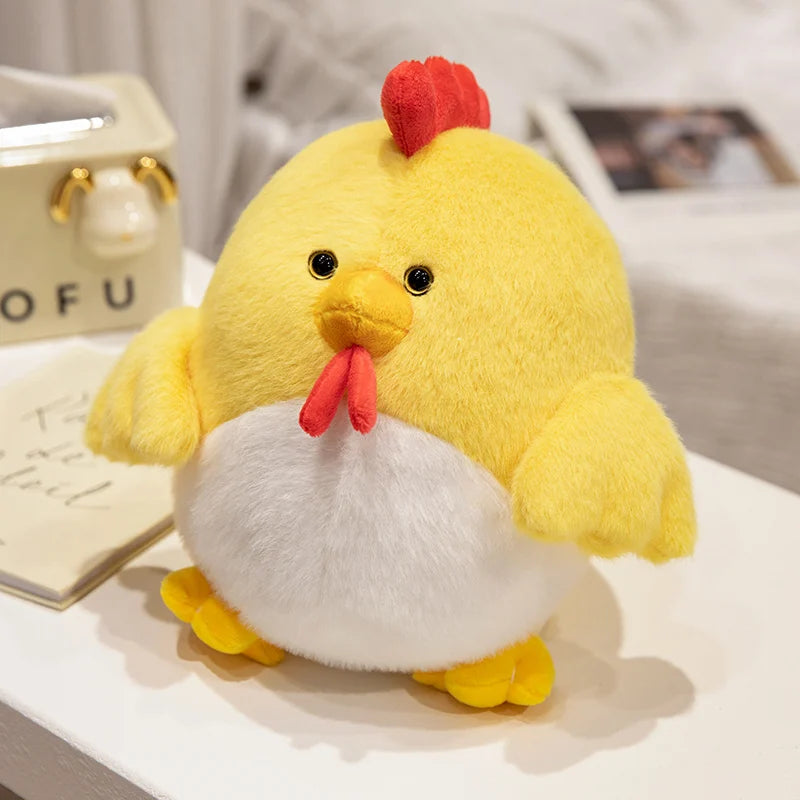 Clucky the Fluffy Lifelike Rooster Chick Plush Pillow