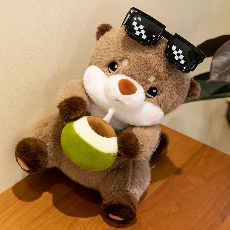 Ottie the Kawaii Lifelike Otter Hug Plush Pillow