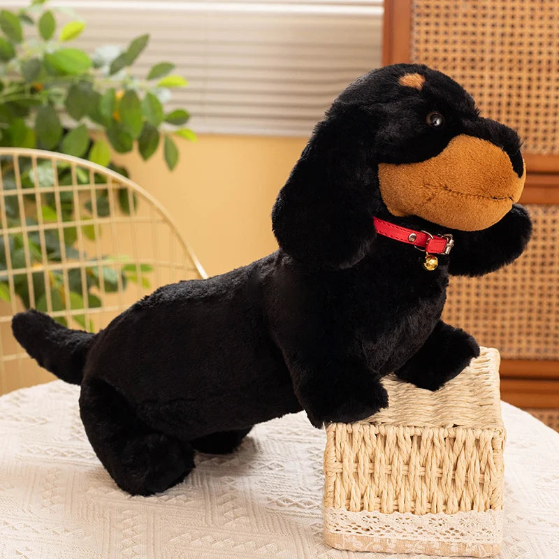 Slinky the Kawaii Lifelike Dachshund Badger Dog Snuggle Plushie