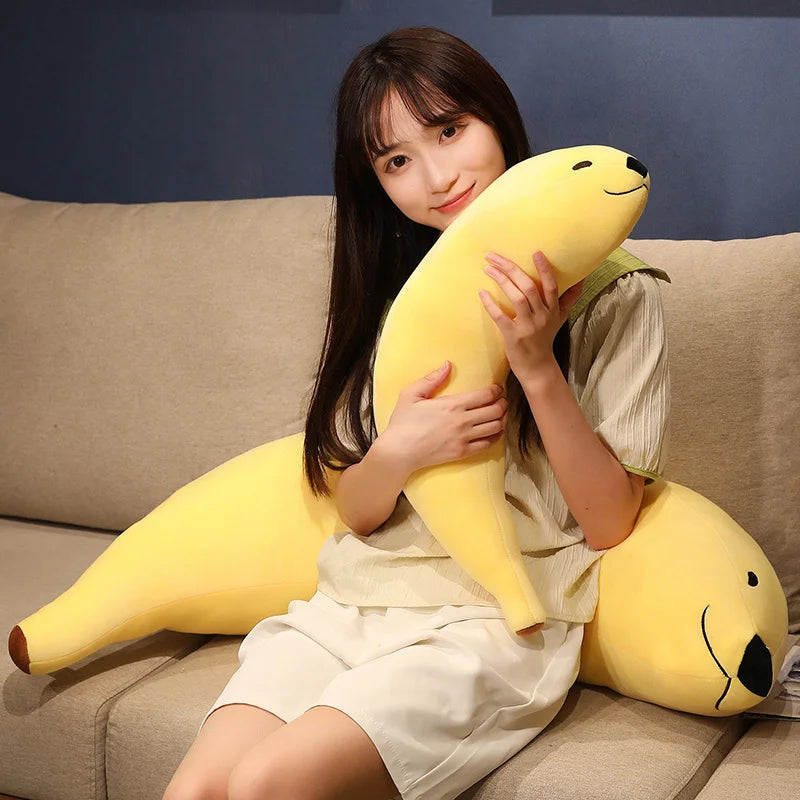 Bananie the Silly Long Dachshund Kawaii Plushie