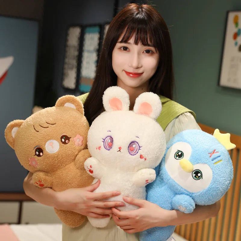 Chonky Bear Cat Penguin Rabbit Sheep Sofa Plush Cushion