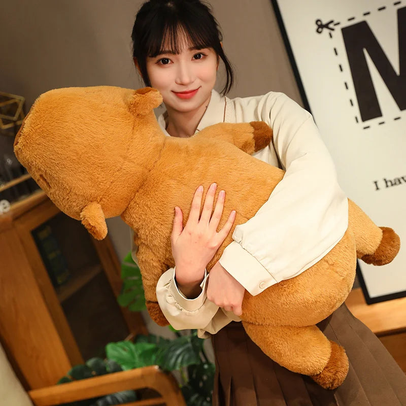 Capo the Kawaii Long Giant Capybara Pillow Plush