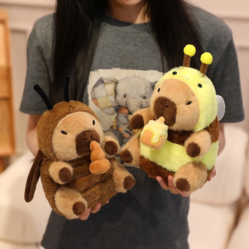 Capy the Kawaii Cosplay Bee Dino Shark Capybara Plush