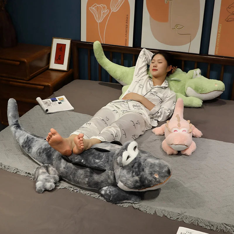 Chompy the Kawaii Giant Fluffy Alligator Sofa Plush