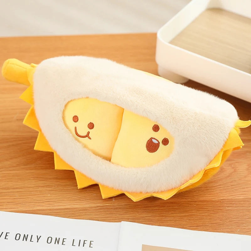 Durian the Tearable Fruit Cartoon Plush Pillow