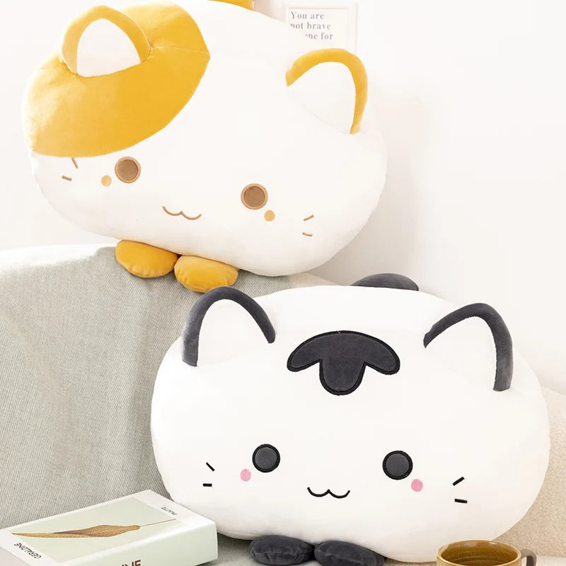 Squishy Kawaii Kitten Cozy Snuggle Plush Pillow