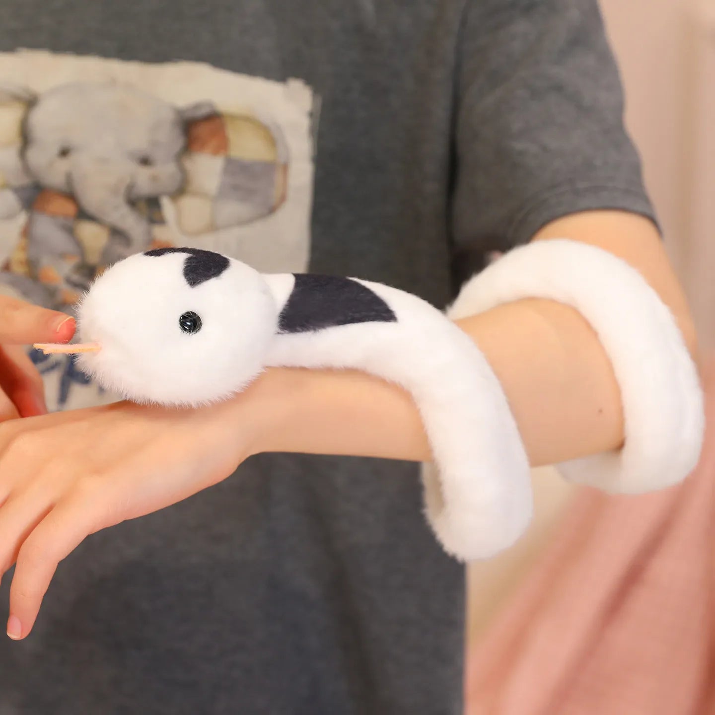 Slithers the Curling Kawaii Snake Snuggle Plushie