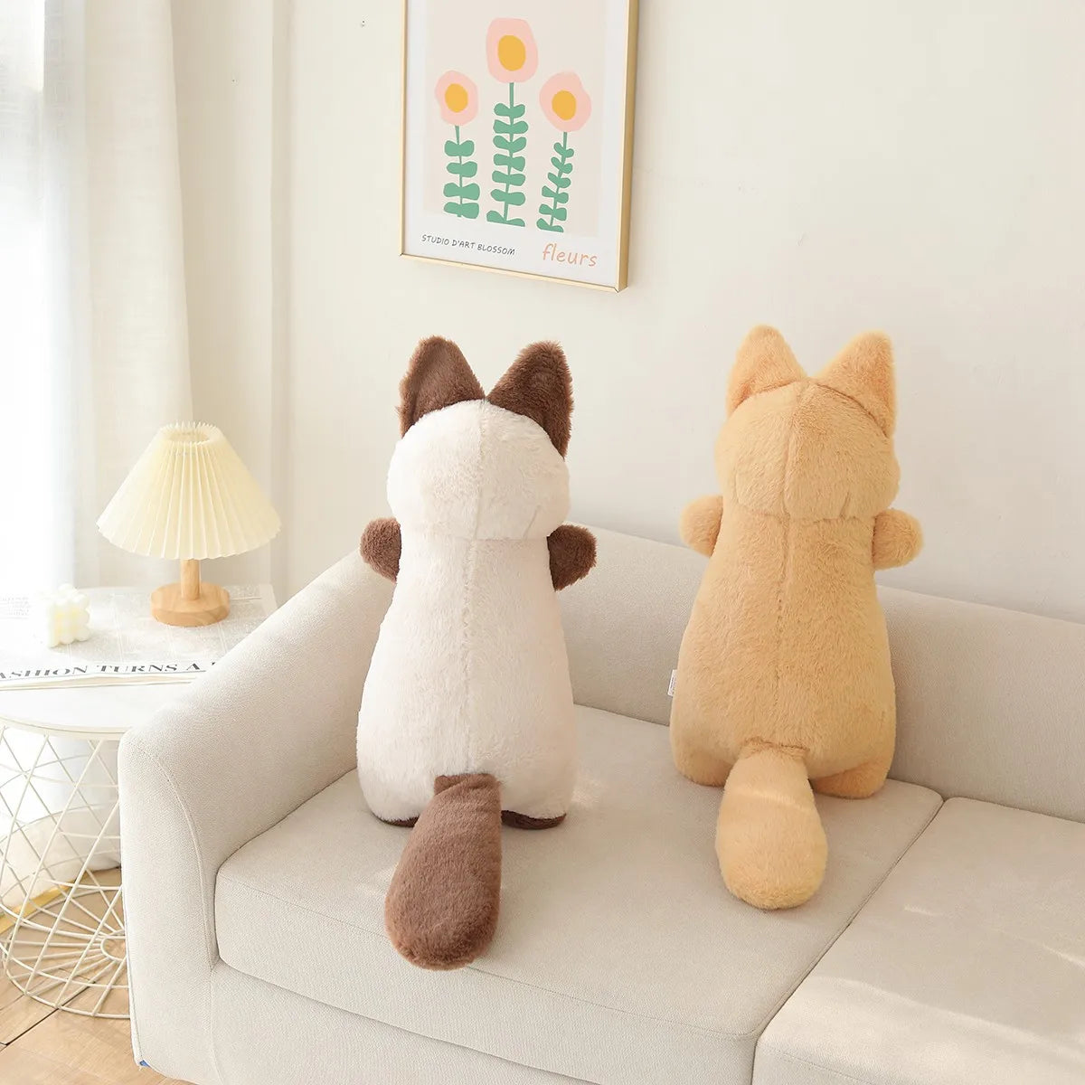 Noodle the Long Standing Siamese Snotty Pig Body Pillow