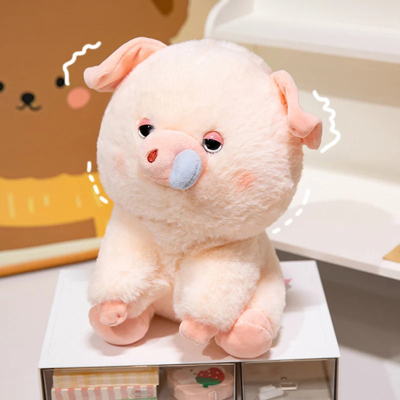 Chonky Droopy Nose Kawaii Pig Snuggle Plushie