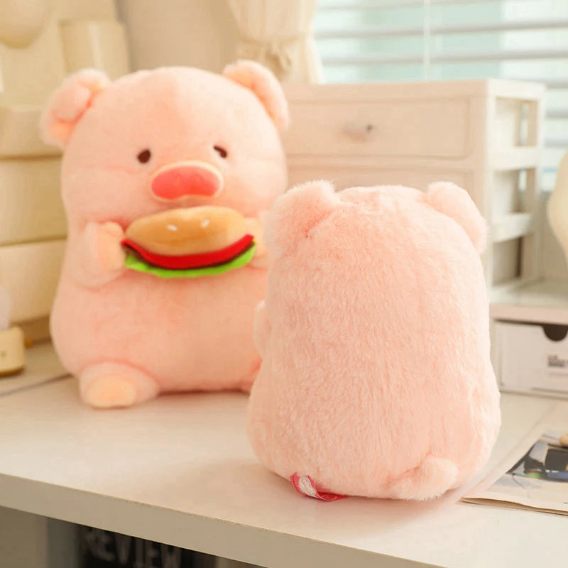Piggy the Fluffy Hamburger Cabbage Pig Plushie