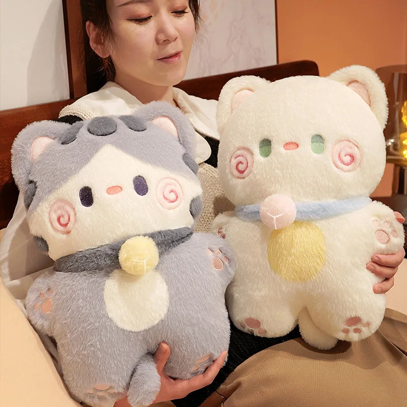 Bella the Kawaii Bell Cat Sleeping Cushion Plush