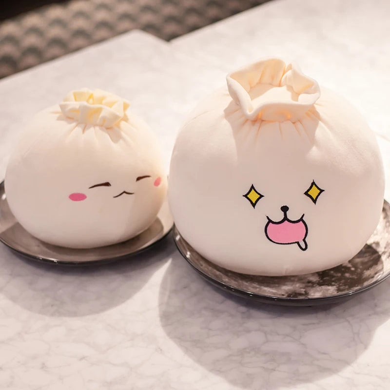 Dimsum the Kawaii Dumpling Bun Plush Pillow