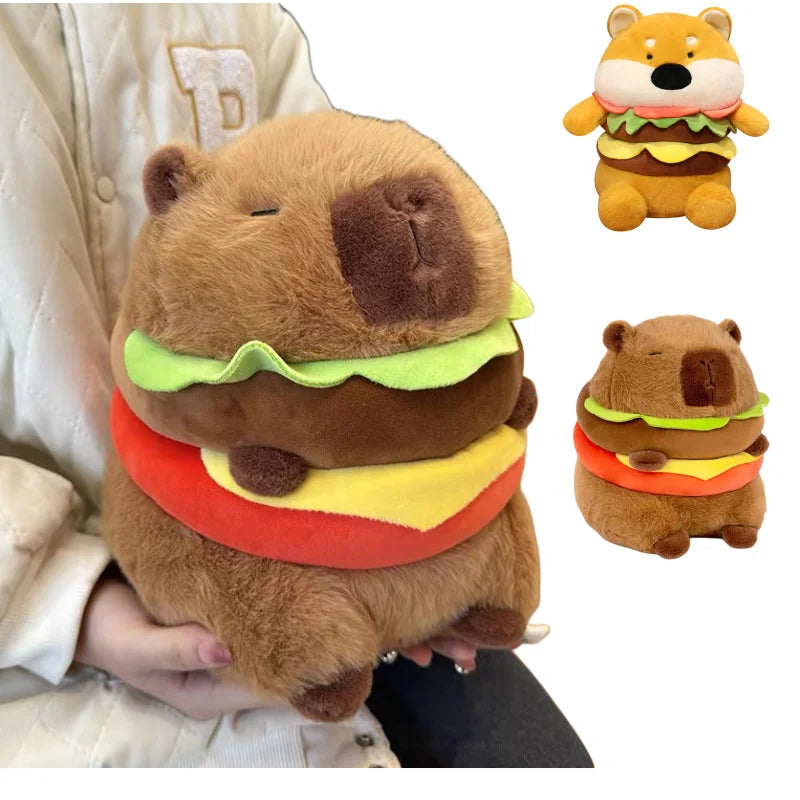 Capy the Kawaii Hamburg Dog Capybara Snuggle Plushie