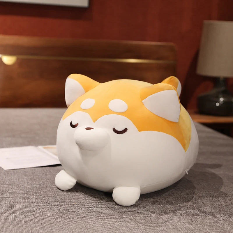 Shiba the Chonky Lying Fat Shiba Inu Sleeping Pillow