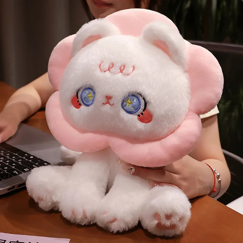 Blossom the Kawaii Floral Cat Plush