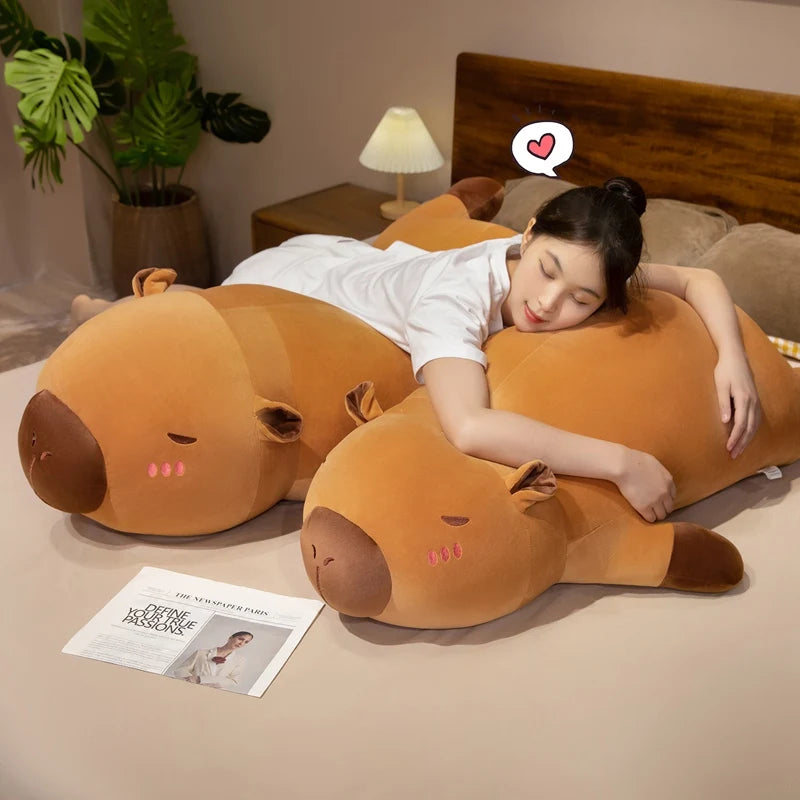 Lumpy the Lounging Kawaii Capybara Plushie