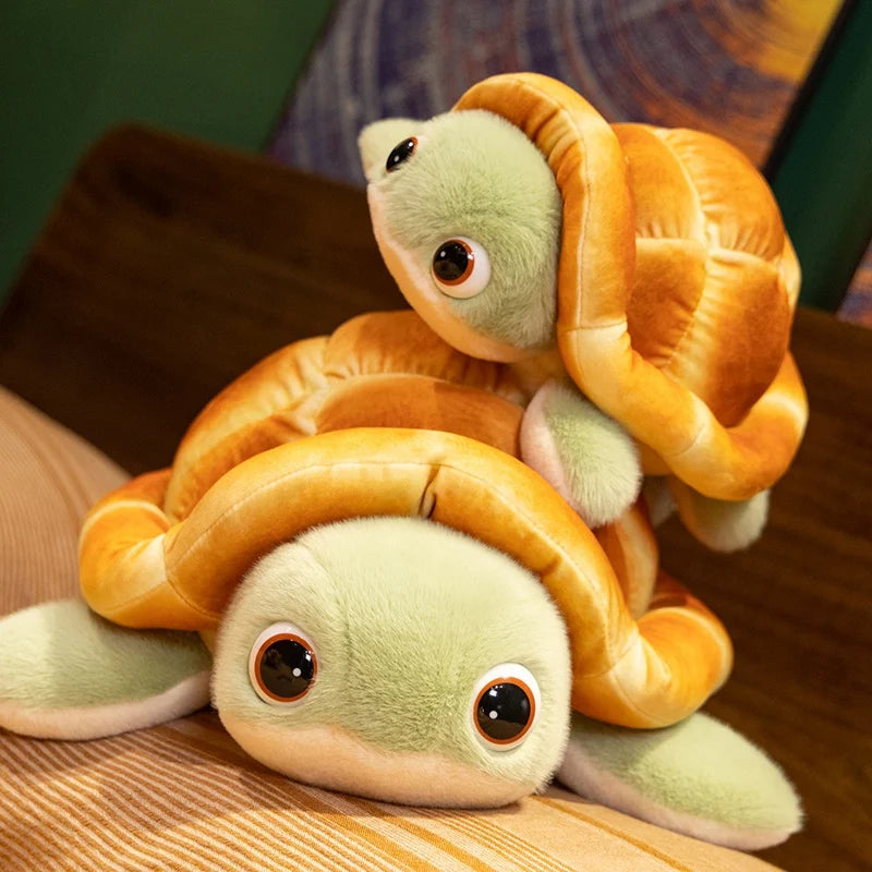 Bready the Chonky Kawaii Bread Turtle Snuggle Plushie