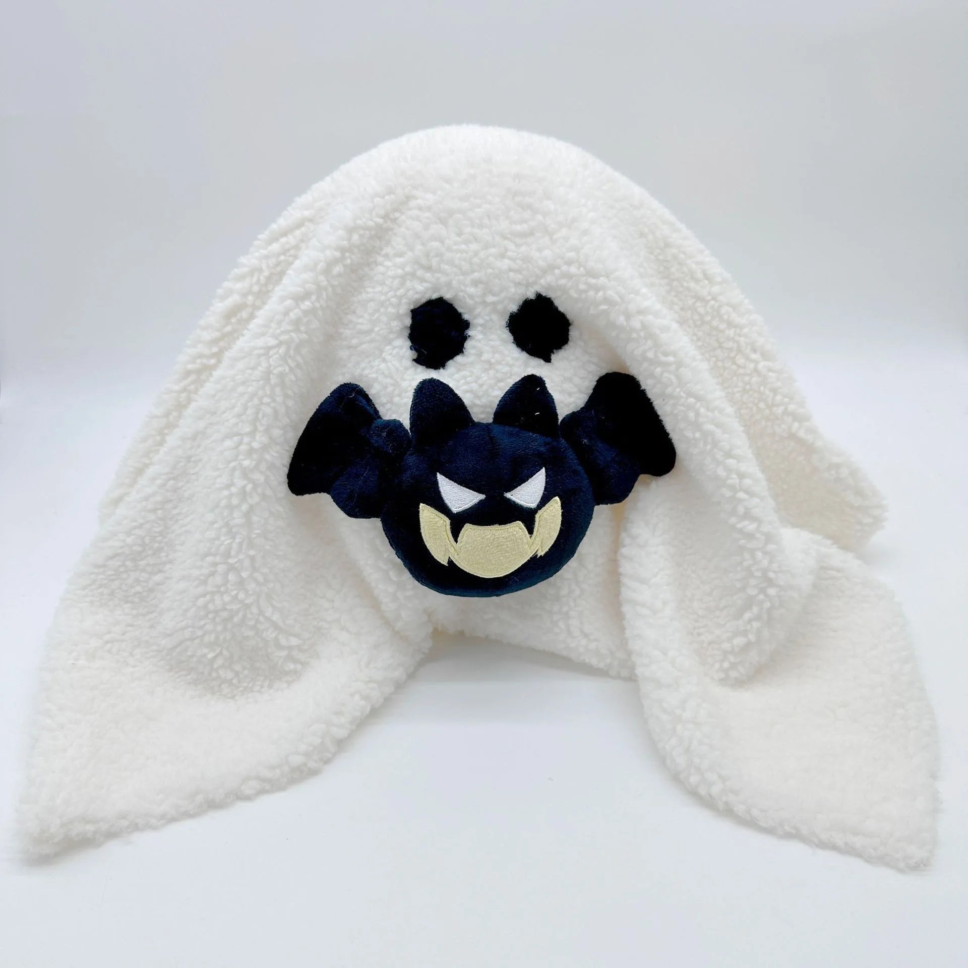 Boo the Kawaii Fat Pumpkin Ghost Plush Pillow