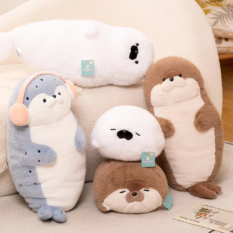 Snowy the Kawaii Lifelike Seal Sea Otter Plushie