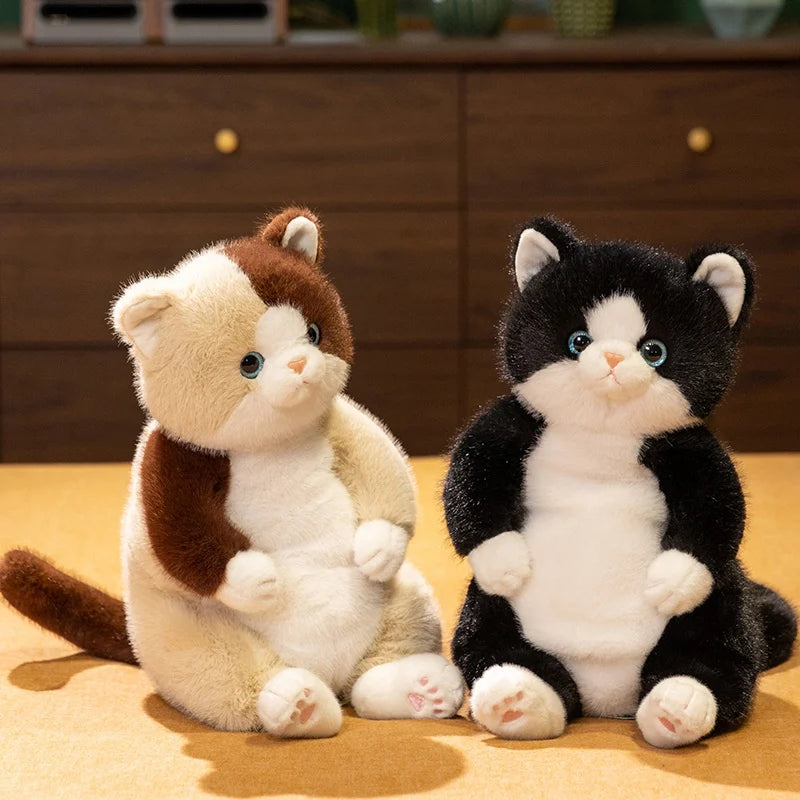 Mochi the Kawaii Sitting Cat Snuggle Plush Pillow