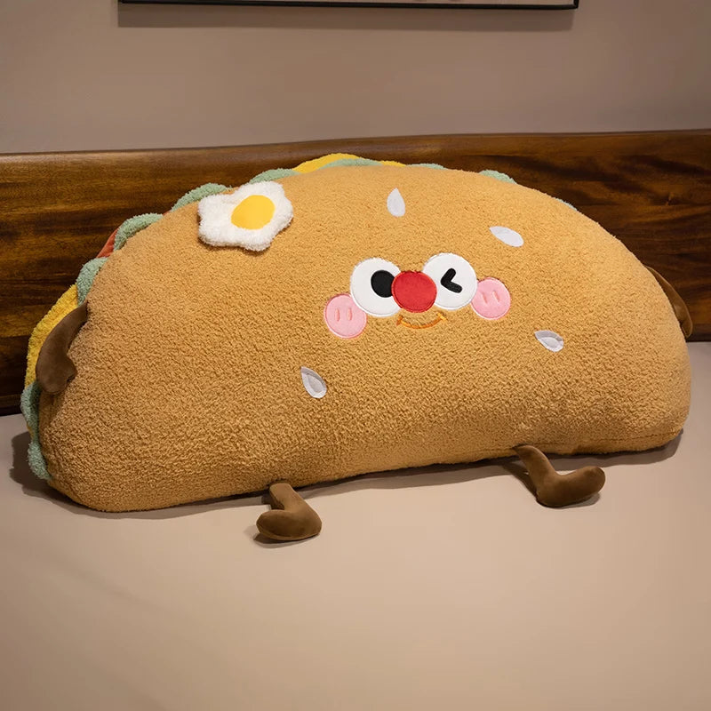 Silly Hotdog Kawaii Cookie Bread Plushie Cushion