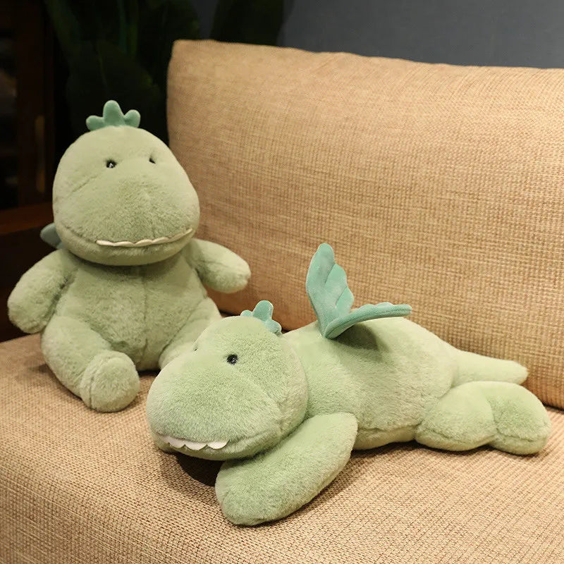 Stretchy the Giant Tanystropheus Dino Plush Pillow