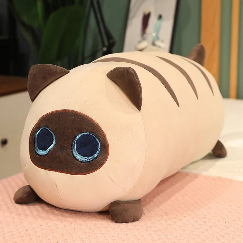 Round Bread-Loaf Kitty Kawaii Plushie Pillow
