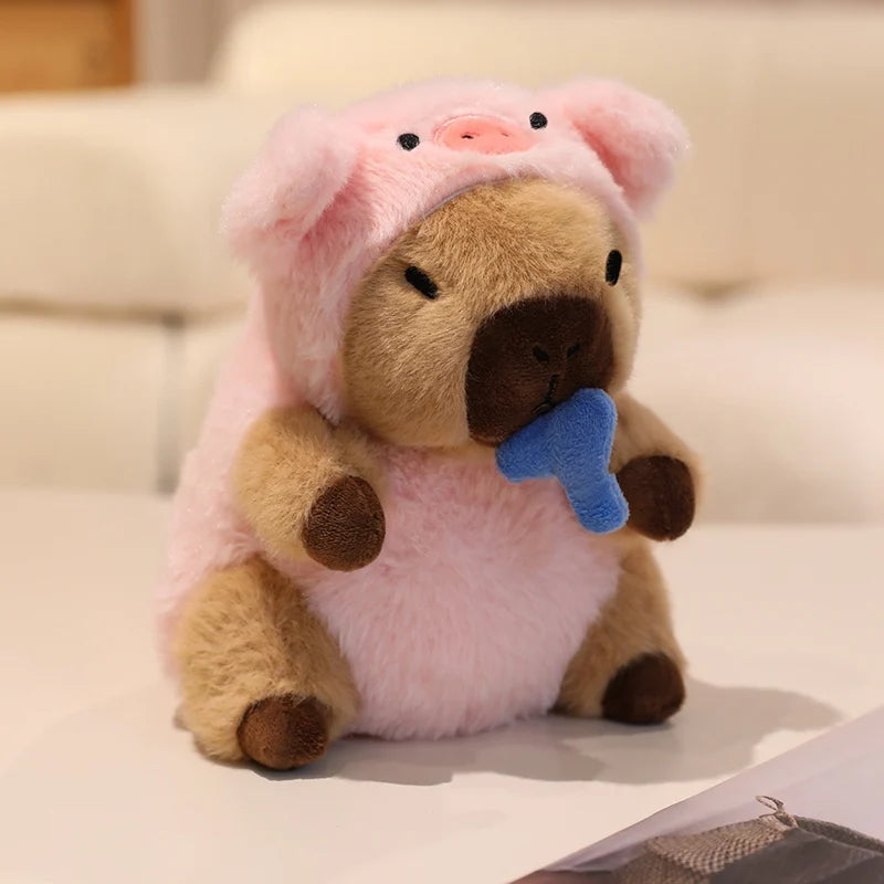 Capy the Kawaii Cosplay Bee Dino Shark Capybara Plush