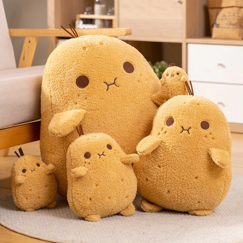 Goldie the Squishy Yellow Potato Plush Pillow