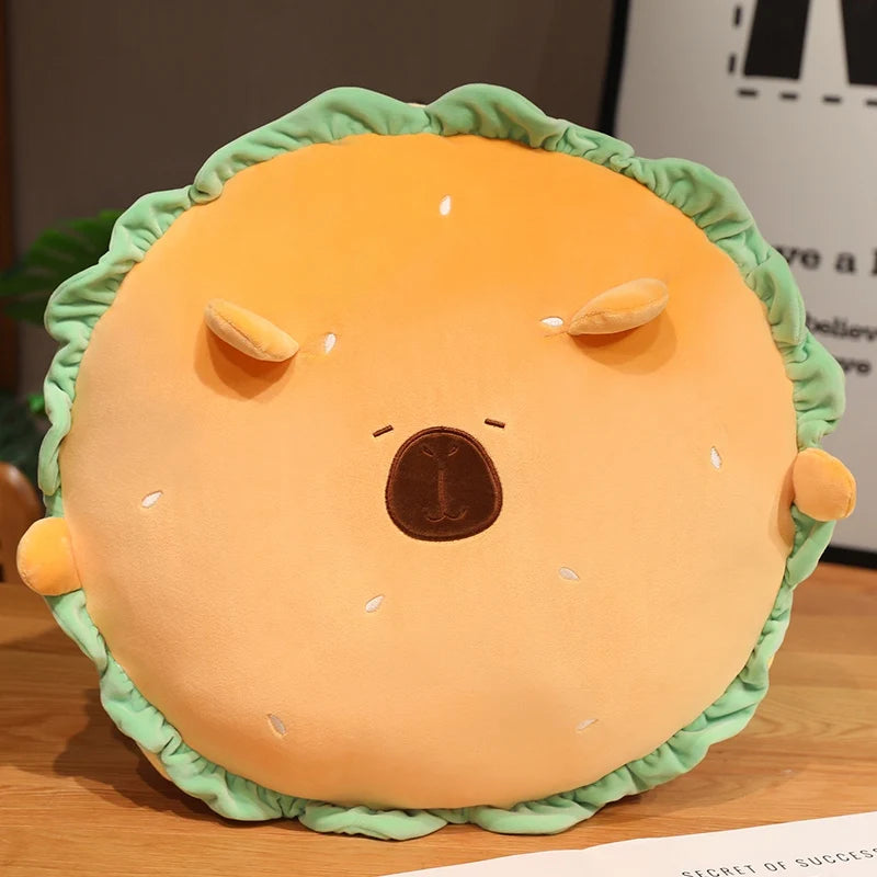 Capy the Chubby Round Capybara Snuggle Plush Pillow
