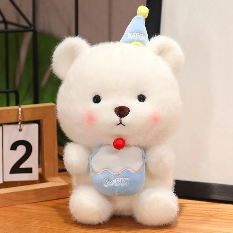 Capy the Sweet Bear Cake Dessert Capybara Plush Pillow