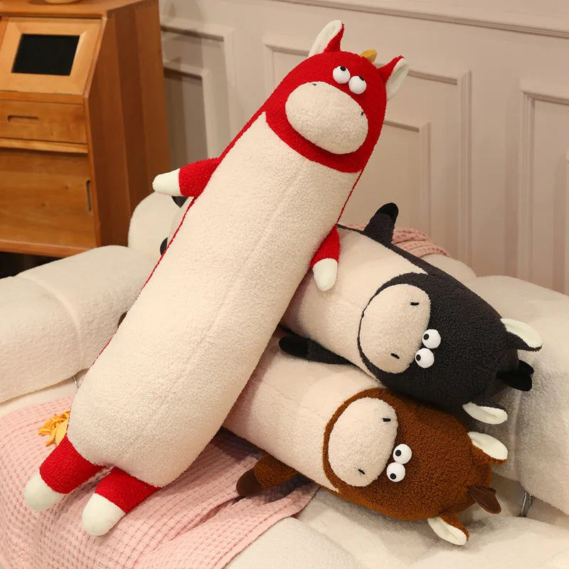 Loungy Kawaii Hippo Snuggle Plush Pillow
